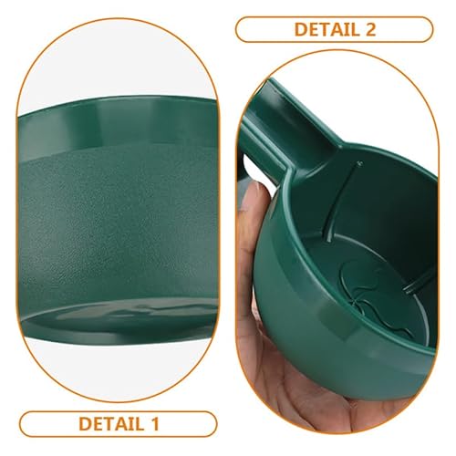 Shaving Bowl Large Deep Plastic Shave Soap Container with Non-Slip Base for Rich Foam Lathering Home Barber Experience 6.3 X 4.72 X 2.36 Inches