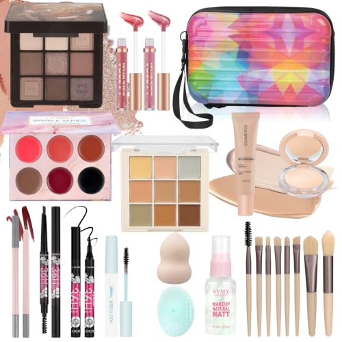 Venshun All-in-One Teen Makeup Kit - Complete Cosmetic Set for Girls 14-16