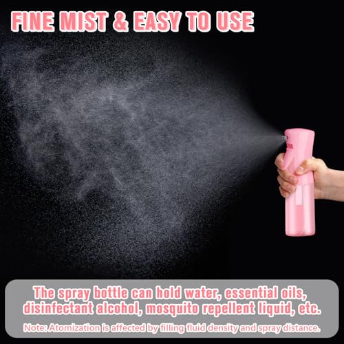 Leaflai 200ml Fine Mist Spray Bottle – Refillable for Hair, Plants & Cleaning