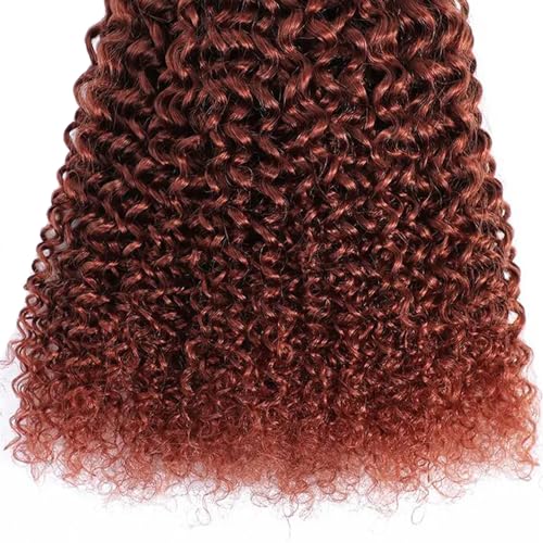 Color 33 Curly Wave Human Hair Bundles 8A Grade