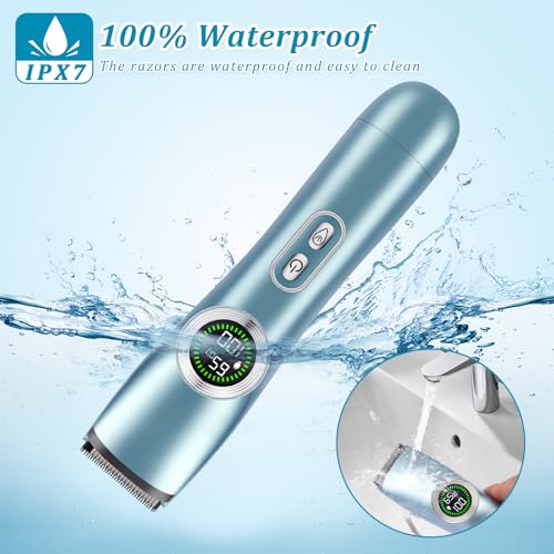 Yinnovay 2-in-1 Electric Razor for Women with Digital Display