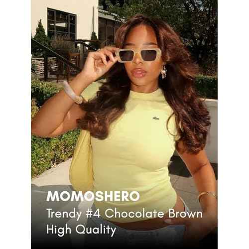 Chocolate Brown Body Wave Single Bundle Human Hair 22 Inch, 12A Soft Glossy 100% Unprocessed Remy Virgin Hair 1 Bundle Wavy Classy Colored #4 Dark Medium Brown Weaves Sew In Extension