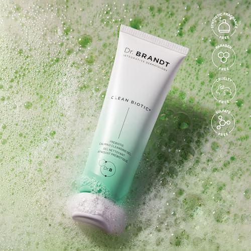 Dr. Brandt Clean Biotic - pH-Balancing Yogurt Cleanser - Melts Away Dirt, Debris, Pollution, Makeup, Sunscreen & Excess Oil - 3.5 fl oz