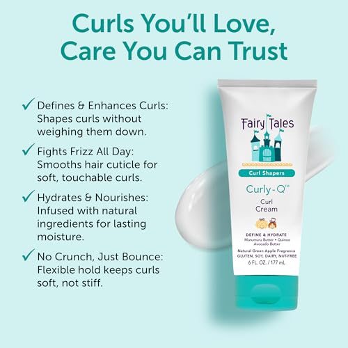 Fairy Tales Curly Q Kids Curl Cream – 6 oz Curl Crème