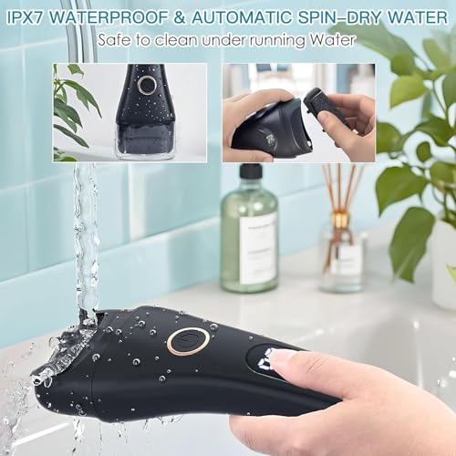 Electric Foot File Callus Remover Set (2 Pack) - Waterproof Pedicure Kit