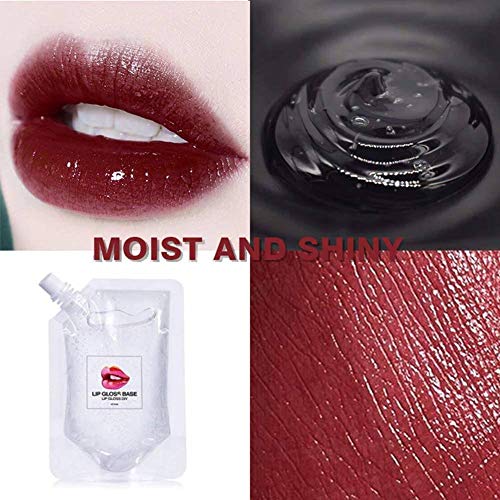 DIY Lip Gloss Base - Vegan Moisturizing Oil Kit 50ml+60ml