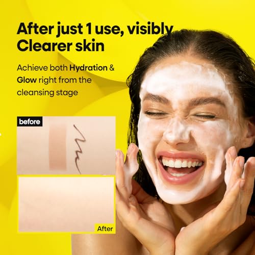 Nature Republic Vitapair C Glow Facial Cleanser Toner Set - Korean Vitamin Skincare, Cleaner Skin, Hydrating, Niacinamide, Lightweight