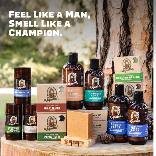 Dr. Squatch Men's Bar Soap - Ocean Expanded Pack: Natural Bar Soap - Bay Rum, Gold Moss, Deep Sea Goat's Milk, Alpine Sage, Cypress and Citrus Hair Care Shampoo and Conditioner