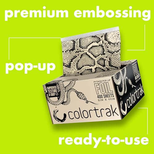 Colortrak Python Pop-up Hair Foil Sheets 400 Count 5x11