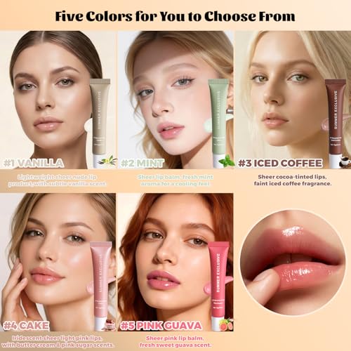 Summer Tinted Lip Balm Butter Set - 5 Pack, 0.5 Oz