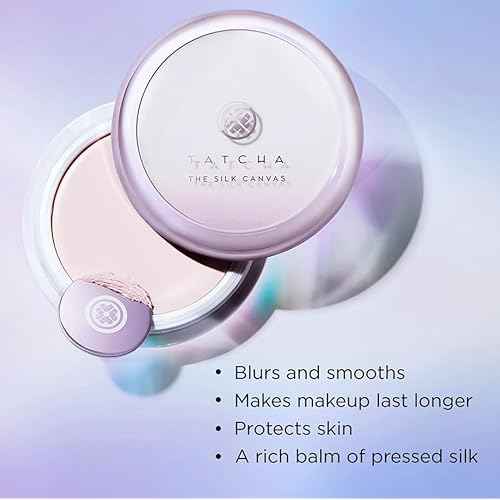 Tatcha The Silk Canvas | Poreless Primer for Face Makeup, Lasts Longer and Instantly Perfects Skin, 20 G | 0.7 oz