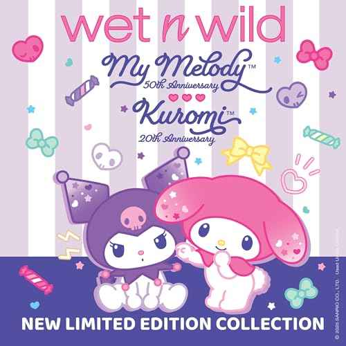 wet n wild My Melody and Kuromi 5-Piece Makeup Brush Set