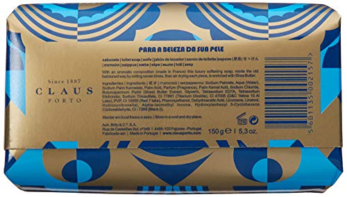 Claus Porto Deco Bath Soap, Lime Basil, 5.3 Ounce (Pack of 1)