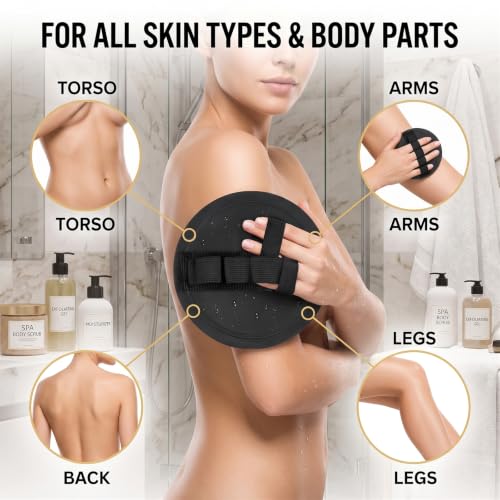 No Pain Exfoliating Bath Glove - Korean Spa Scrubber