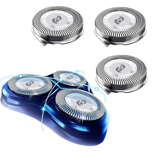 HQ8 Replacement Heads Compatible with Philips Norelco Shaver, Blade for AT880, PT720, PT740, New Upgraded 3-pc Pack