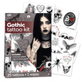 Savvi 25 Gothic Temporary Tattoos with Remover Wipes