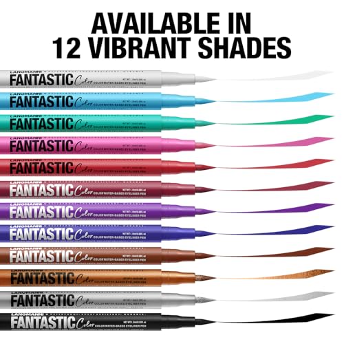 LANGMANNI 12 Colors Matte Liquid Eyeliner Set