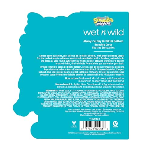 wet n wild Bronzing Drops - SpongeBob Natural Glow