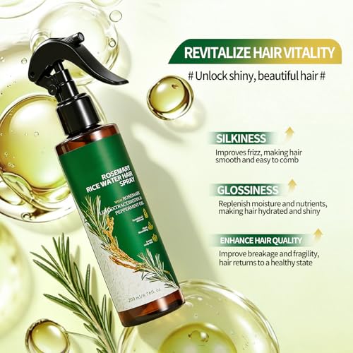 Rosemary & Rice Water Hair Growth Spray - 6.76 fl oz