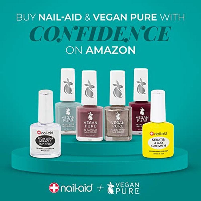Nail-Aid 8-in-1 Nail Strengthener - Sheer Pink Nude Finish