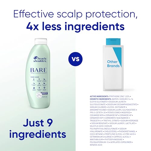 Head & Shoulders Unscented BARE Hydration Anti-Dandruff Shampoo 13.5 Fl Oz