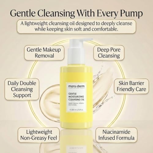 Gentle Cleansing Oil with Niacinamide for Face & Body - 200ml