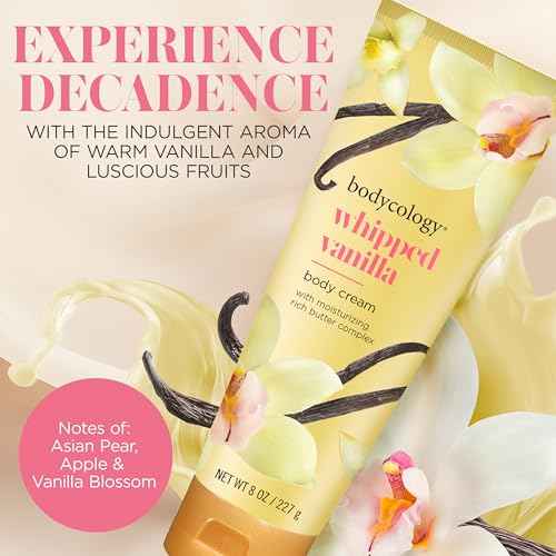 Bodycology Shea Butter Body Cream, Whipped Vanilla, 8 oz