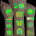 96 Groovy 70s Pre-Cut Temporary Tattoos - Retro Party Favors