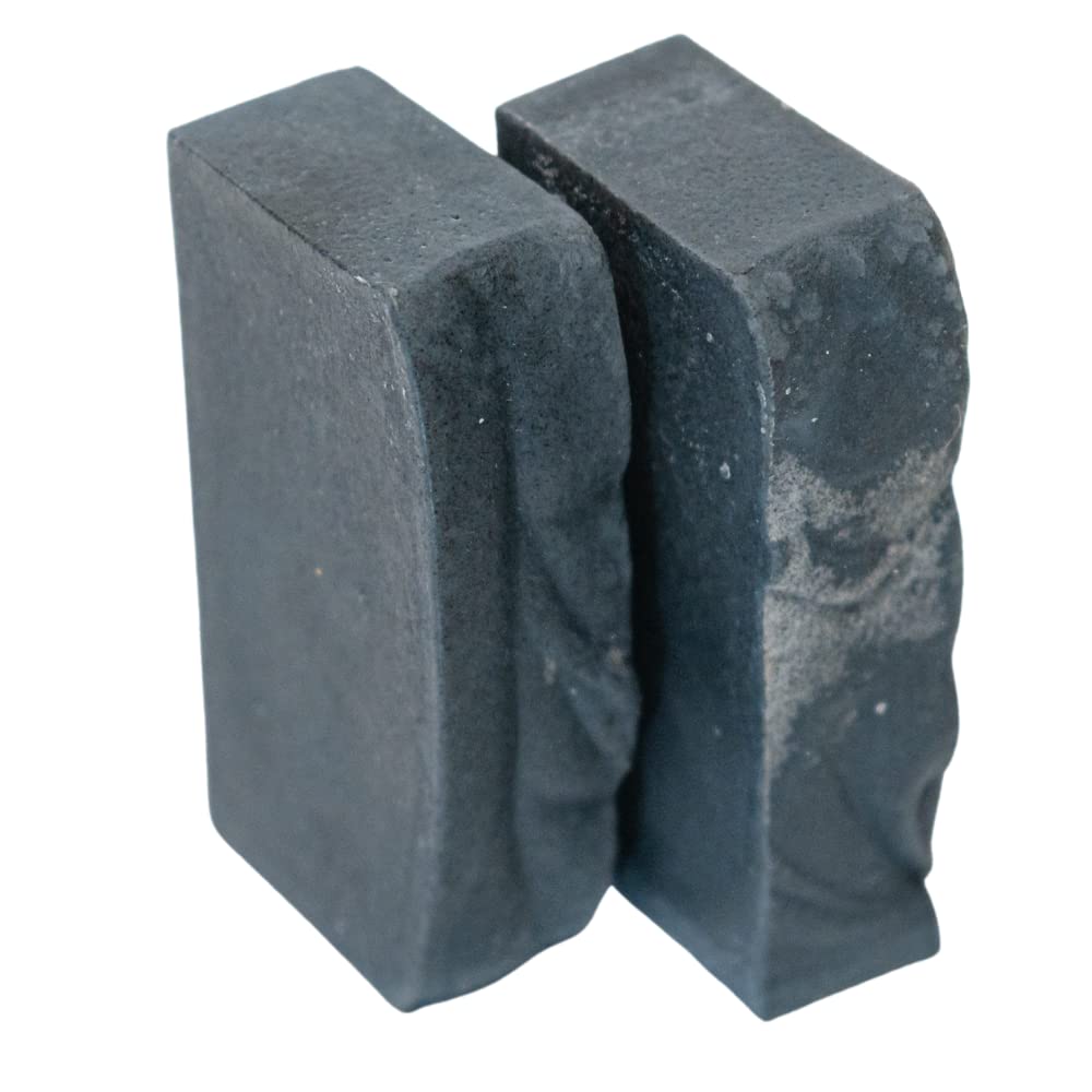 Goat Milk Stuff CHARCOAL Goat Milk Soap - Natural Soap Bar, Gifts for Men and Women, Gentle for both Face and Body, Handmade Bar Soap (Box of 2)