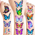 Butterfly Temporary Tattoos for Kids – 96 PCS Pre-Cut