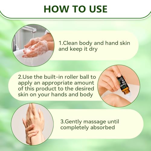 Organic Castor Oil Roll On ? 30ml (1 fl. oz) Pure Cold Pressed Roll On Castor Oil Organic, Castor Oil Roller Ball for Skin, Scalp, Neck, Hands, Joints, Waist & Belly Moisturizing Care