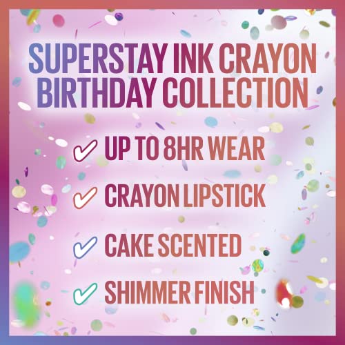 Maybelline SuperStay Ink Crayon Shimmer Lipstick