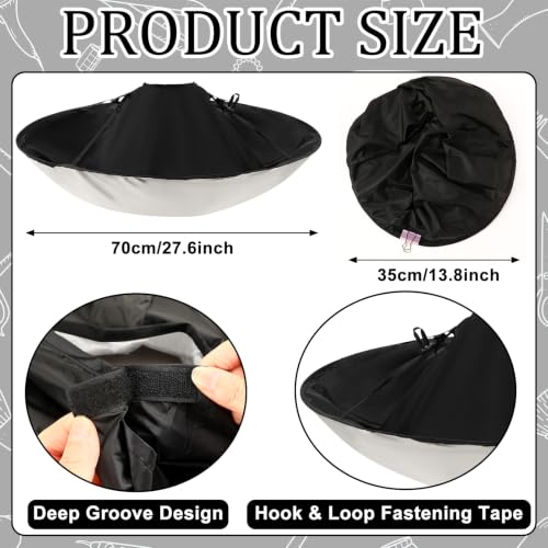 FEBSNOW Foldable Hair Cutting Cape with Reverse Umbrella for Adults & Kids
