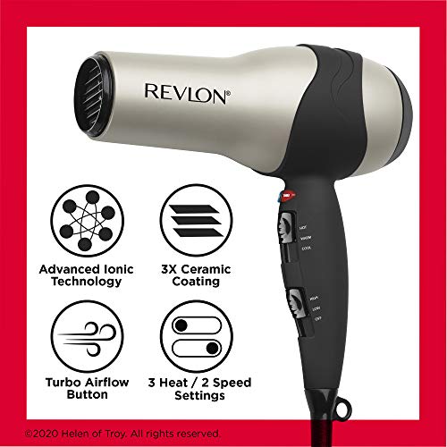 REVLON Turbo Hair Dryer 1875W Ionic Ceramic