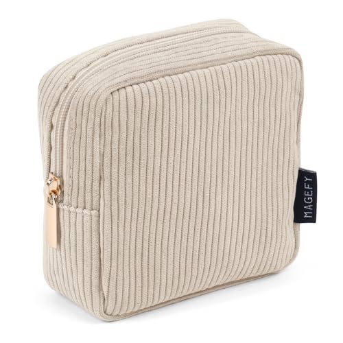 Small Makeup Bag Corduroy Mini Cosmetic Pouch