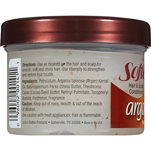 Softee Argan Oil Hair and Scalp Conditioner - 3 Ounce