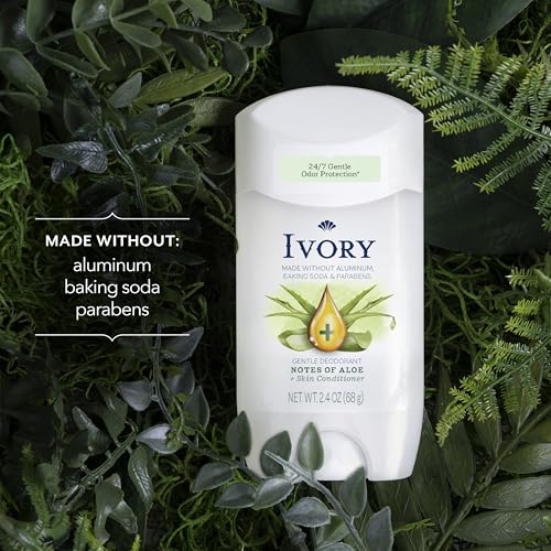 Gentle Aloe Deodorant - Aluminum Free, 24hr Odor Protection, 2.4 oz