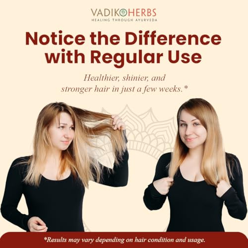 Brahmi Hair Oil by Vadik Herbs - 8 oz Ayurvedic Hair Conditioner