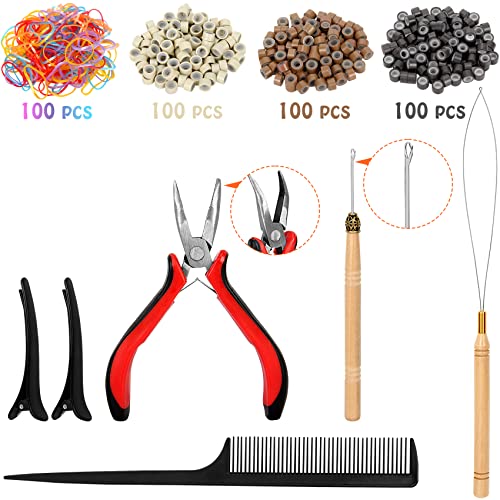 Hair Tinsel Kit (48 Inch,14 Colors, 3500 strands), Tinsel Hair Extensions with Tools, Heat Resistant Fairy Hair Tinsel Kit for Women Girls Hair Accessories