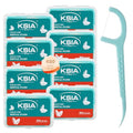 KSIA Dental Floss Picks, 480 Count with 8 Portable Cases