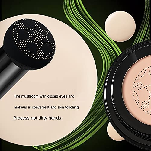 Air Cushion CC Cream Foundation with Mushroom Sponge Puff