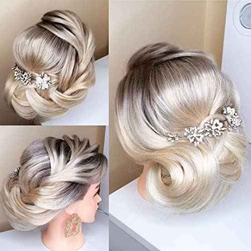 GEX 100% Human Hair Mannequin Head Blonde Training Practice Head for Styling Dying Cutting 613#Blonde (18¡±)