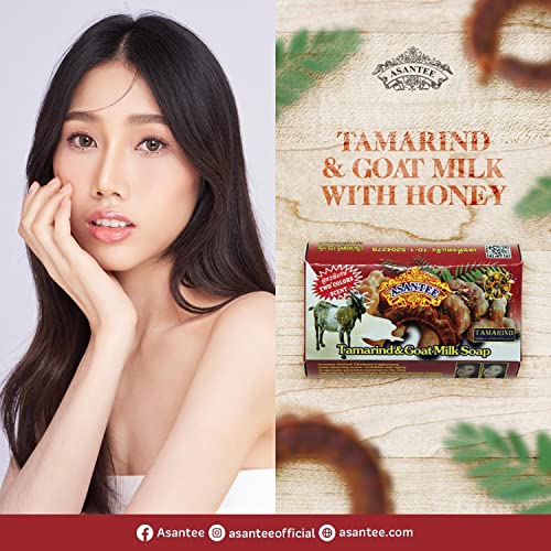 ASANTEE TAMARIND & GOAT MILK HERBAL SOAP 125 G. (Pack of 6)