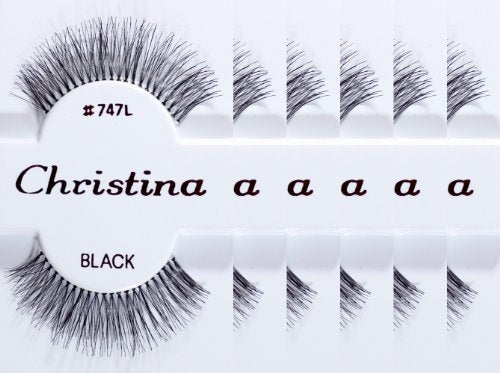 6-Pack False Eyelashes 747L by Christina