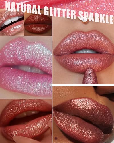 Metallic Diamond Glitter Lipstick - Long Lasting