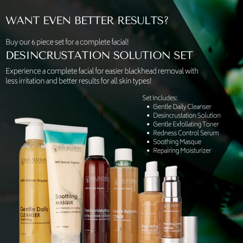 RD Alchemy - Desincrustation Solution/Scaling Fluid Blackhead Remover - Professional Skincare for Smooth Extractions & Deep Cleansing for Clearer Skin. Professional and Home Use - Natural & Organic