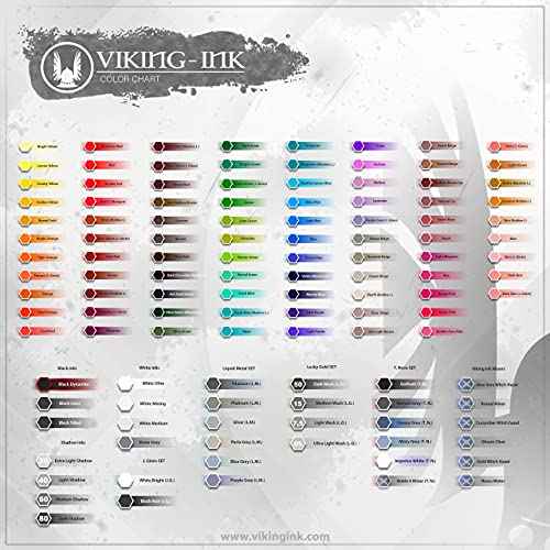 GALAXY INK - Tattoo ink - Kit BASIC COLORS 1oz (30ml) - 12 Units