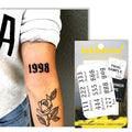 Angel Numbers Semi-Permanent Tattoo | 1-2 Week Waterproof