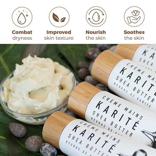 Karit? Cr?me Mains Nourishing Hand Cream for Dry Hands | Shea Butter, Organic Jojoba & Rosehip Oil Blend | Dermatologist-Formulated and Approved | Cruelty-Free, Hypoallergenic Vegan Hand Cream