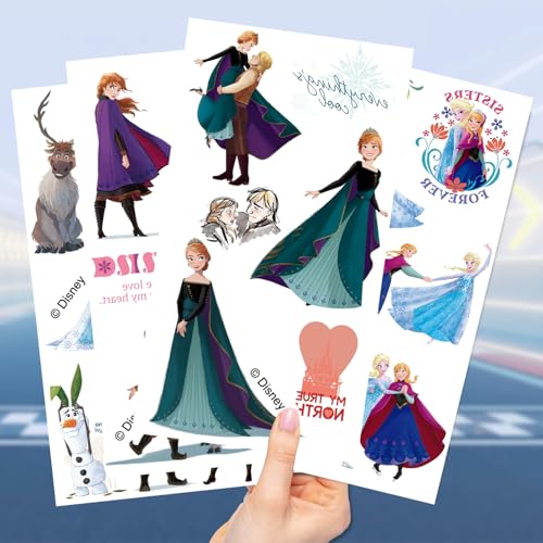 Frozen Temporary Tattoos for Kids - 10 Sheet Set